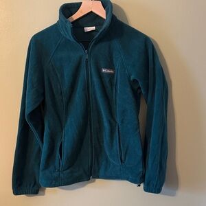 Columbia Deep Teal Fleece Jacket
